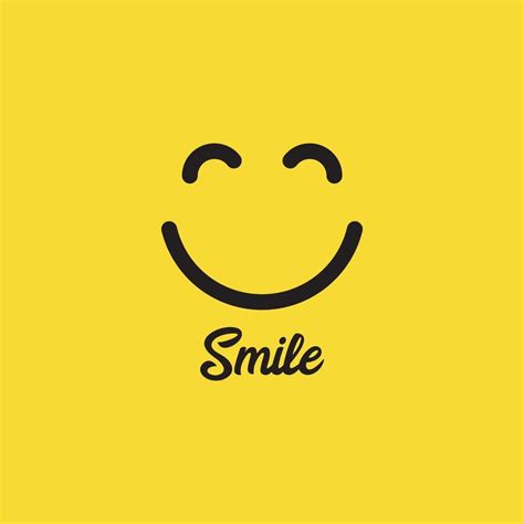 Sorriso Emoticon Logotipo ícone Vetor Modelo Design Ilustração 2107674