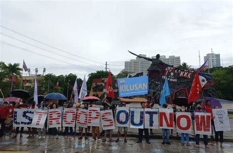 Ilang Grupo Ng Mga Kabataan Nagkilos Protesta Sa Us Embassy Kasabay Ng