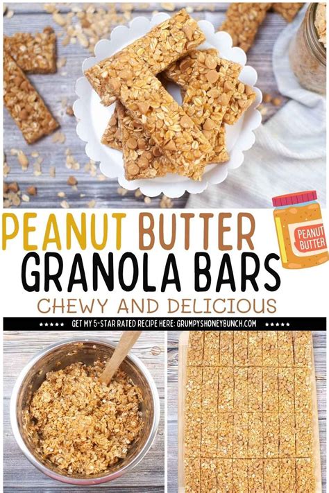 Peanut Butter Granola Bars Grumpy S Honeybunch Recipe Peanut