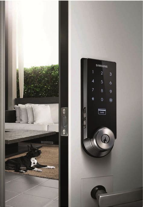 Samsung SMART Digital Deadbolt Door Lock with Mechanical Override Keys ...