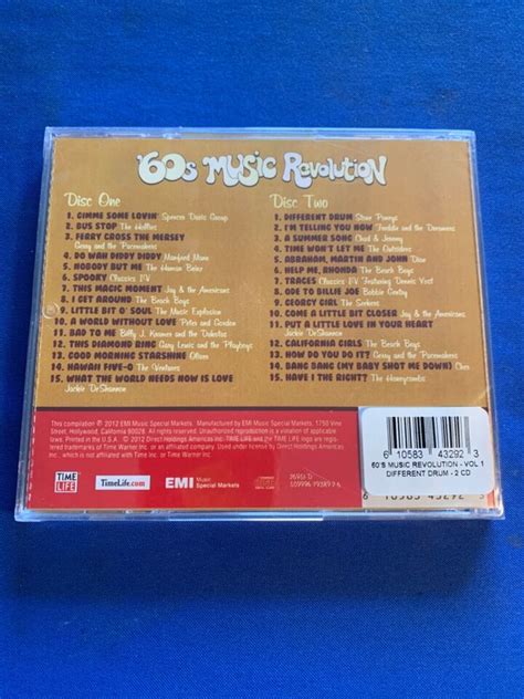 Time Life 60s Music Revolution 2 Cd 30 Tracksbrand New