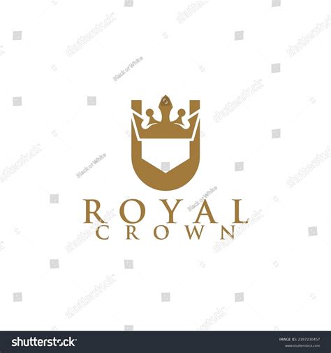 Royal Crown Logo Design Vector Stock Vector (Royalty Free) 2187230457 ...