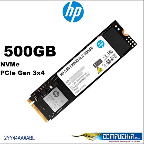 Unidad En Estado Solido Hp Ex M Gb Pcie X Nvme