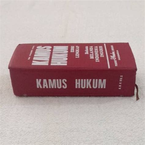 Jual ORIGINAL Mulus Buku KAMUS HUKUM EDSI LENGKAP Bahasa Belanda