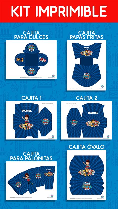 Kit Imprimible De Paw Patrol 2025