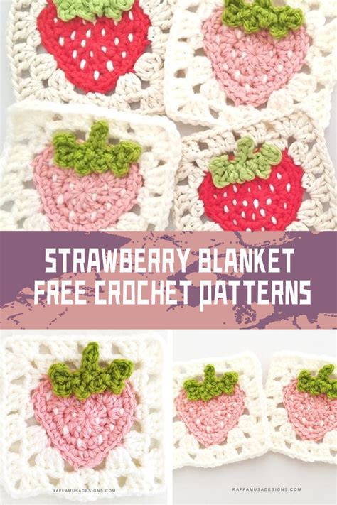 Free Crochet Strawberry Blanket Patterns Igoodideas