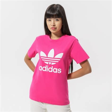 Adidas ТЕНИСКА Trefoil Tee Hg3785 Дамски Цвят розов Модни Тениски Дрехи