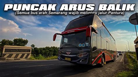 Hunting Bus Arus Balik Lebaran 2024 Kumpulan Aksi Bus Bus Malam