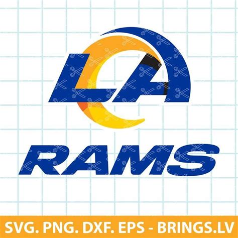 La Rams Logo SVG | Los Angeles Rams Logo SVG | NFL SVG | PNG | DXF | EPS | Cut Files for Cricut ...