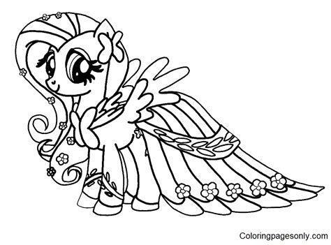 62 Fluttershy Coloring Pages