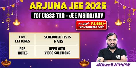 Pw Arjuna Series For Jee Main And Advanced Class Th Book Features