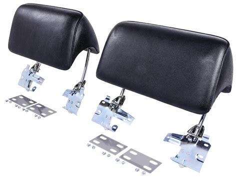 Jegs 79894 Bucket Seat Headrests Wmounting Brackets Fit Select 1966 1967 Buick Chevy