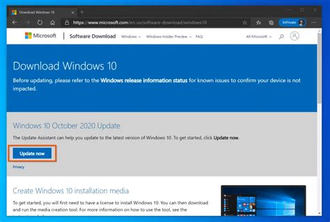 How To Install Windows 10 20h2 Update Manually Itechguides