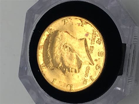 1984 Gold Plated Kennedy Half Dollar Property Room