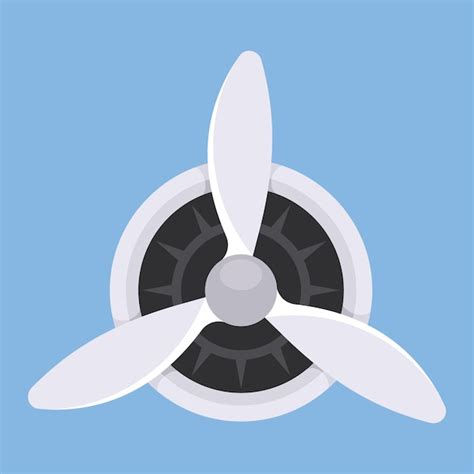 Premium Vector | Vector Image Of A Turboprop Engine Isolated On Transparent Background