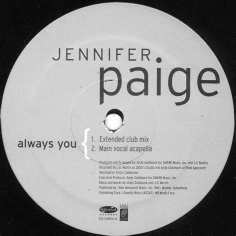 Jennifer Paige Always You Vinyl Discogs