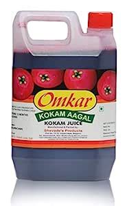 Omkar Products Kokam Juice Kokum Agal Without Sugar Liter Amazon