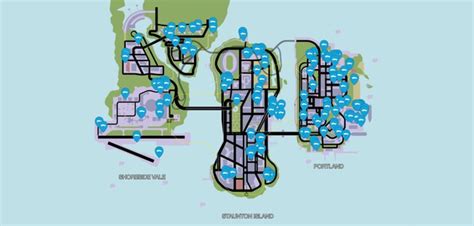 Mapa Interactivo De Gta Iii Ubicaci N De Todos Los Coches