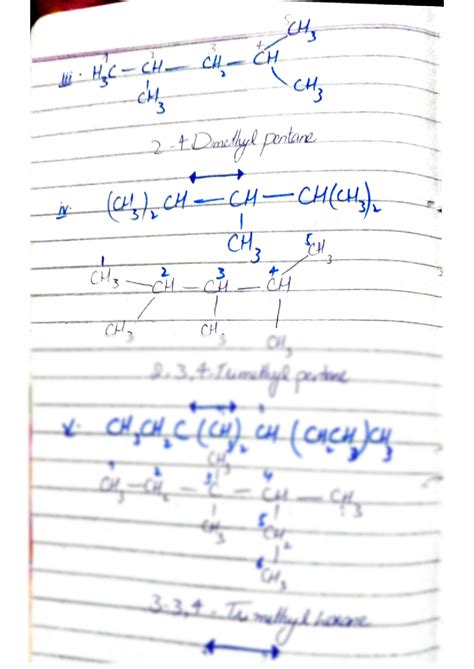 SOLUTION Chemistry Topic Nomenclature Of Alkane Studypool