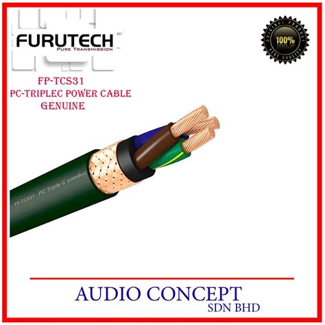 Furutech FP TCS31 PC TripleC Power Cable Genuine Audio Concept