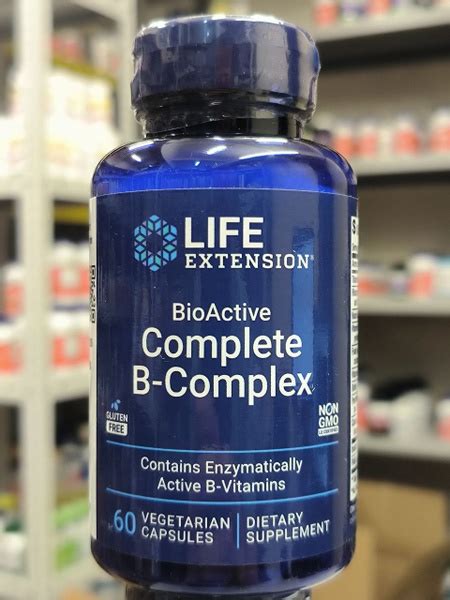 Life Extension BioActive Complete B Complex 60 капсул купить с