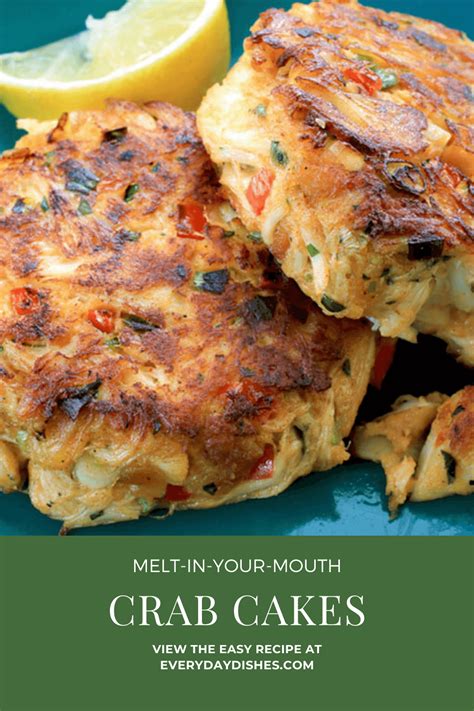 Crab Cakes - Best Melt-in-your-Mouth Recipe - Everyday Dishes