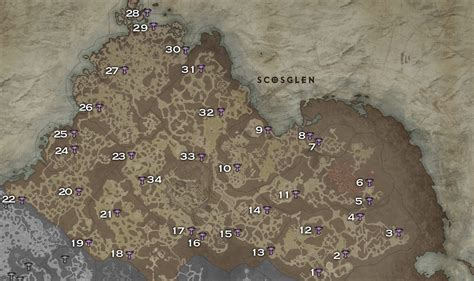 Diablo Iv Guide De Zone Scosglen De Renomm E Autels De