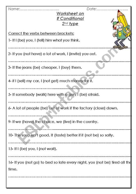 If Conditional Esl Worksheet By Israa El Sayed