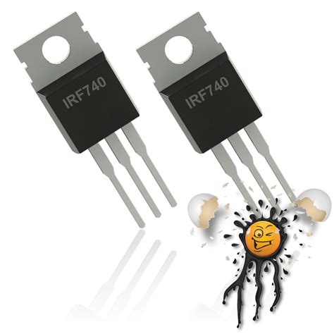 2 x IRF740 Transistor N Channel Mosfet – IoT powered by androegg.de