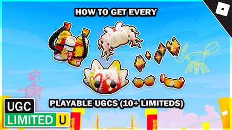 FREE LIMITEDS HOW TO GET EVERY PLAYABLES UGC Lunchables Playables