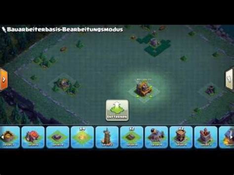 Coc Bauarbeiter Basis Youtube