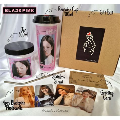 Jual Blackpink Reusable Cup Hampers Kpop Fankit Unofficial Shopee