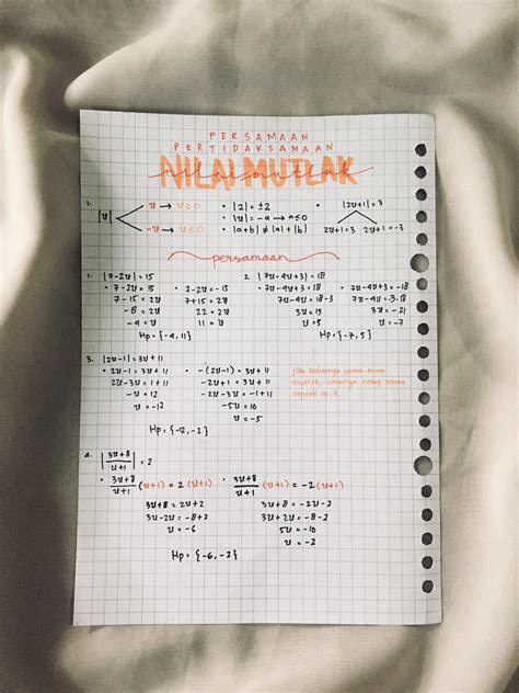 Gilang On Twitter Matematika Persamaan Pertidaksamaan Nilai Mutlak