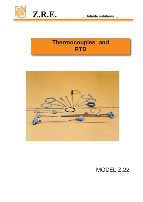 PDF Thermocouples And RTD Z R E Thermocouple And RTD 2