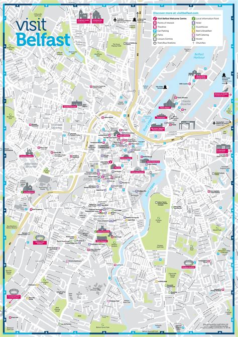 Belfast City Centre Map Printable - Map Of West