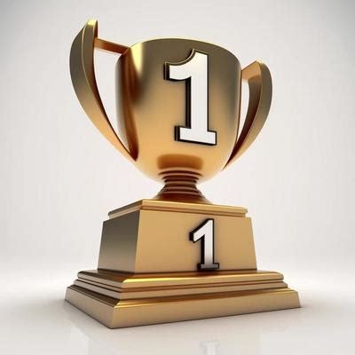 Number 1 Trophy Stock Photos, Images and Backgrounds for Free Download