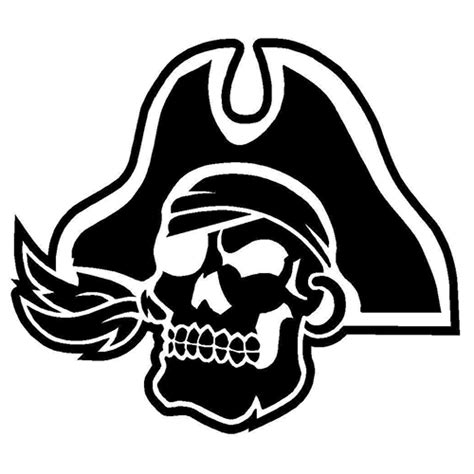 Pirate Skull Die Cut Vinyl Decal Pv228 Car Window Decals Car Decals