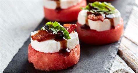 Watermelon And Goat Cheese Bites Recipe Laclare Creamery