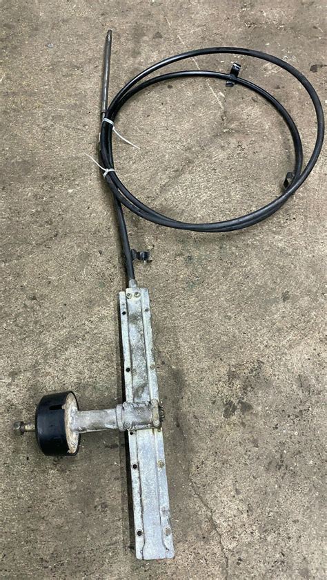 Older Style Morse Marine Boat Steering Rack With Cable Ebay