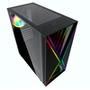 Gabinete Gamer Bluecase BG 034 Pulse LED RGB Lateral Em Vidro