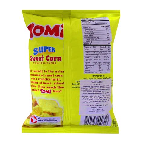 Stateline Tomi Super Sweet Corn Chips 110 G Online At Best Price