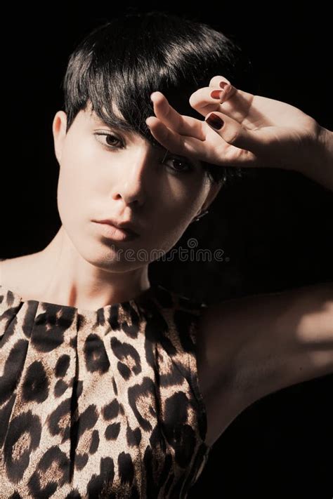 Sensual Asian Brunette Stock Image Image Of Sophistication