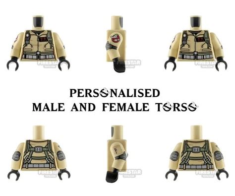 Fst Personalised Ghostbuster Torsos Custom Lego Minifigures