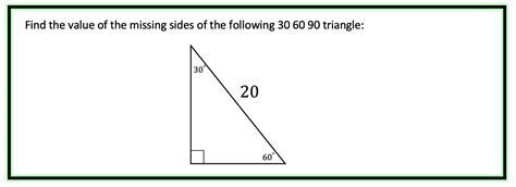 30 60 90 Triangle Math Lessons