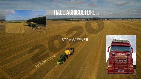 Big Baling Straw Harvest 2019 Hall Agriculture Philip Judgeint