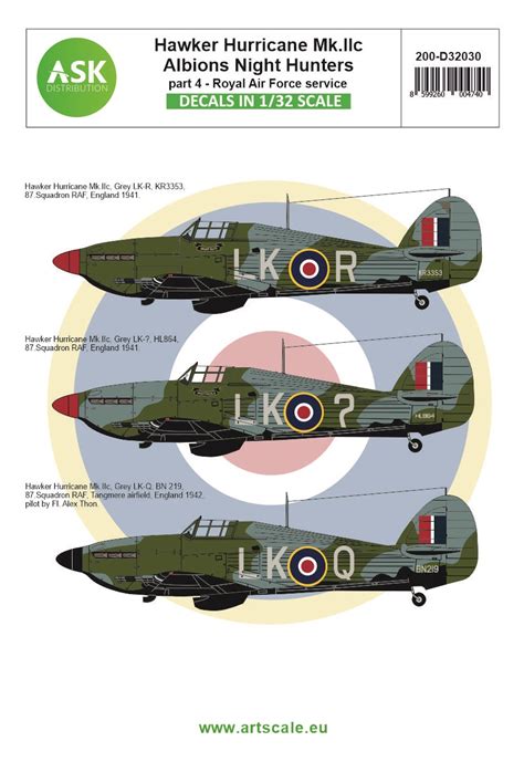 Hawker Hurricane Mk Iic Part Albions Night Hunters Royal Air