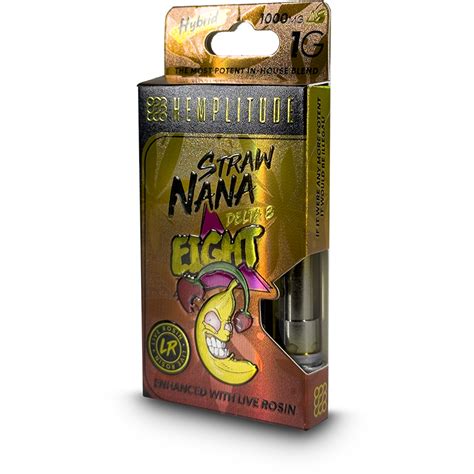 Delta 8 1 Gram Cartridge Strawnana Hemplitude