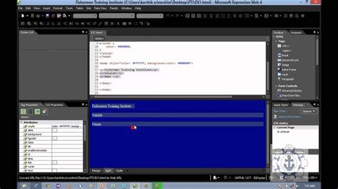 Expression Web 4 Tutorial