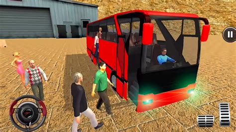 UPHILL OFFROAD BUS DRIVING SIMULATOR PASSENGER 3D BUS GAMEPLAY YouTube