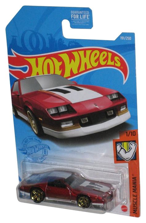 Hot Wheels Muscle Mania 1 10 2020 Red 85 Chevrolet Camaro Iroc Z Car